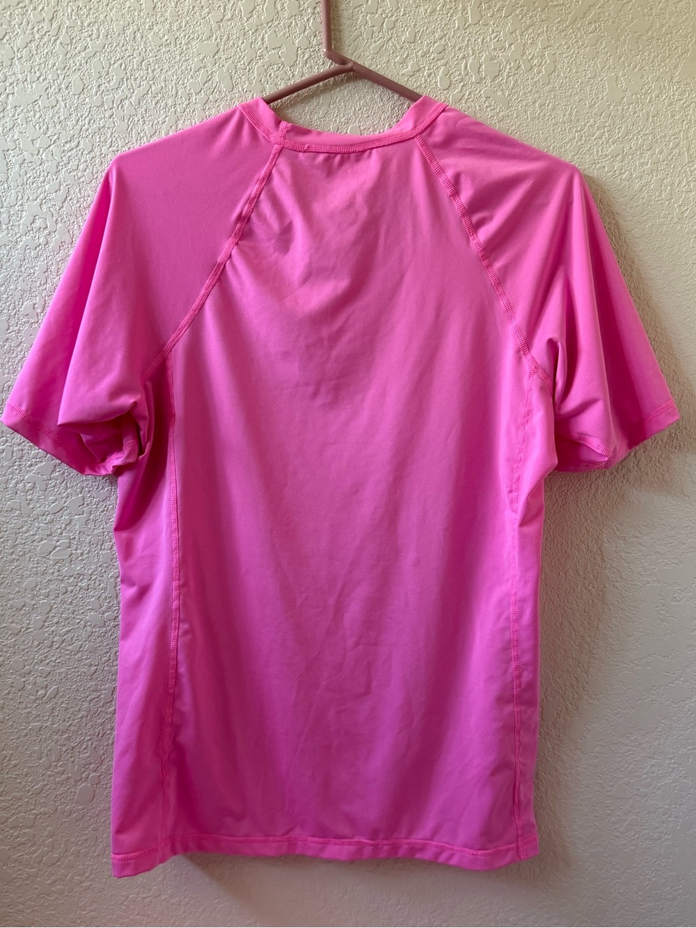 Hurley Women’s Pink Rash Guard Swim Top XL UPF - Picture 4 of 6